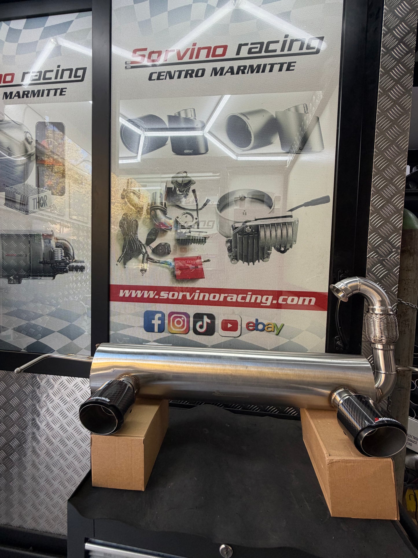 SMART 453 terminali Carbon look